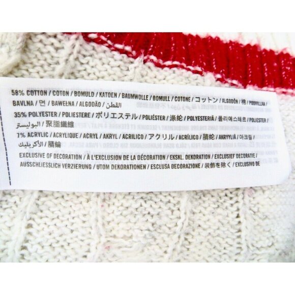 Vintage ABERCROMBIE & FITCH Cable Knit Cardigan Sweater SZ XS - Picture 7 of 7